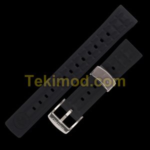 20MM LUG BLACK SILICONE STRAP BAND FOR ORIGINAL SLA055 SLA057 R03X011J0