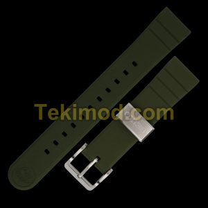 20MM LUG GREEN SILICONE STRAP BAND FOR SEIKO ORIGINAL R03L011J0 SBDY075 4R35-04R0