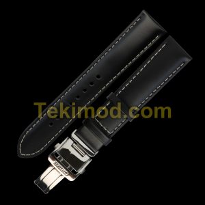 BLACK LEATHER STRAP BAND 20MM LUG FOR SEIKO SPB119 SPB117 SSA343