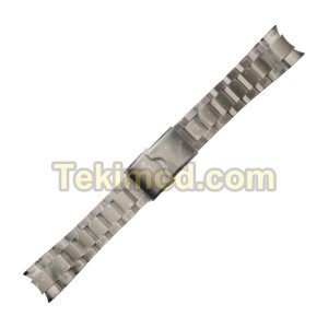 22MM SILVER BRACELET BAND FOR SBDB021 SBDB037 SNR031 SNR043 RACHET CLASP